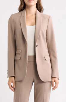Triple Pocket One-Button Blazer