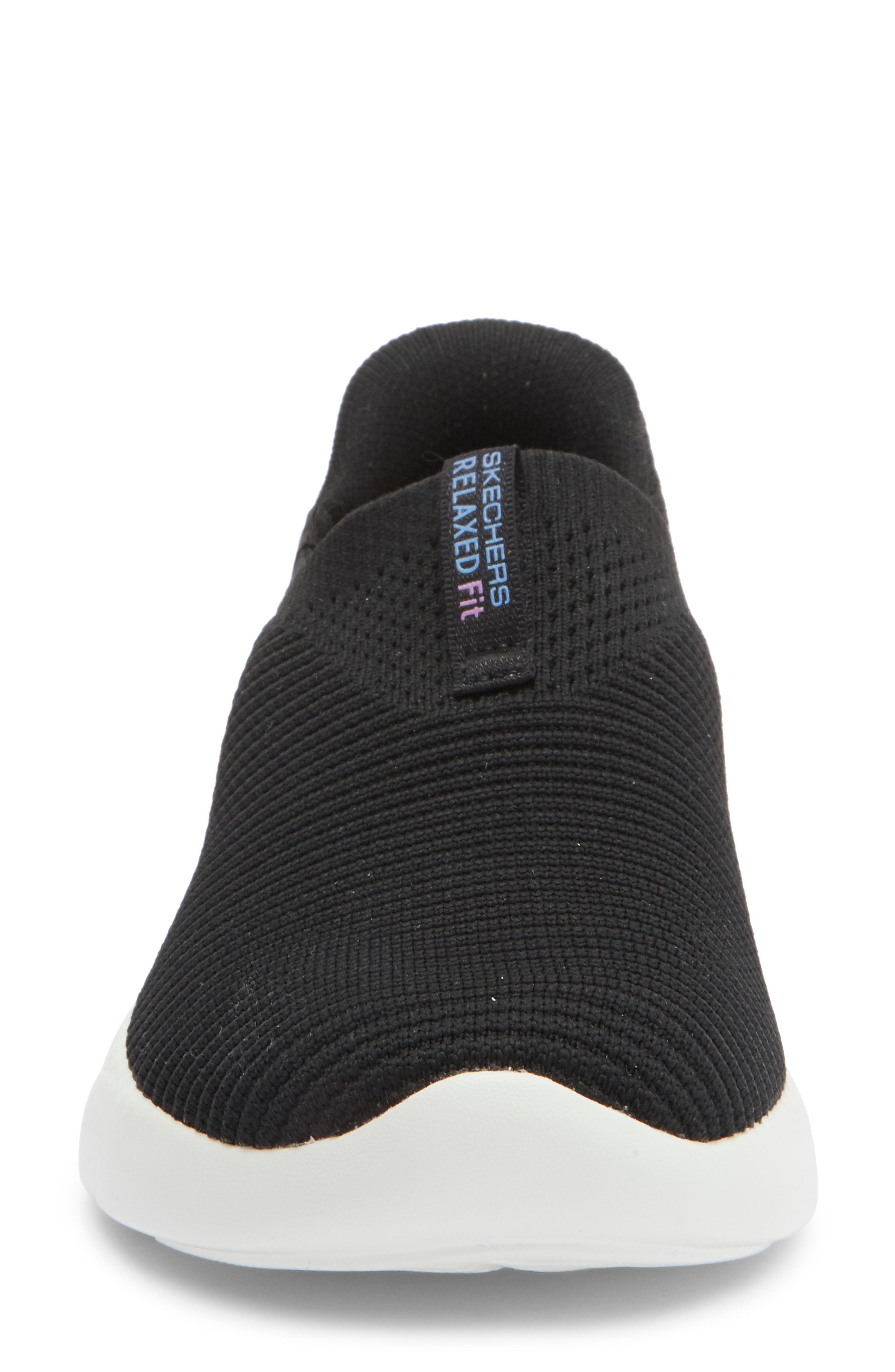 SKECHERS Slip-Ins<sup>®</sup> Relaxed Fit<sup>®</sup> Slip-On Sneaker, Alternate, color, Black