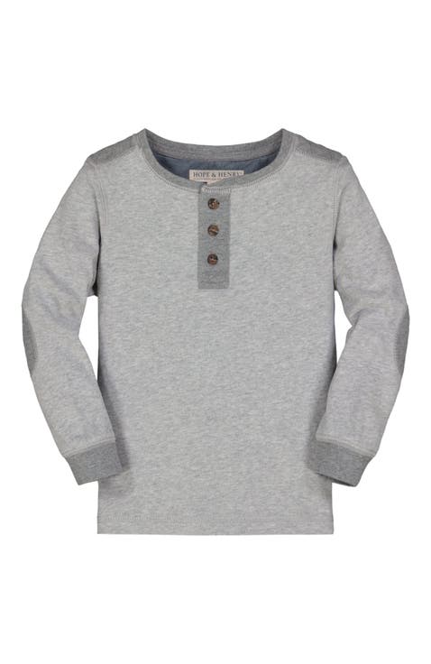 Baby Boys' Quilted Henley Tee, Infant