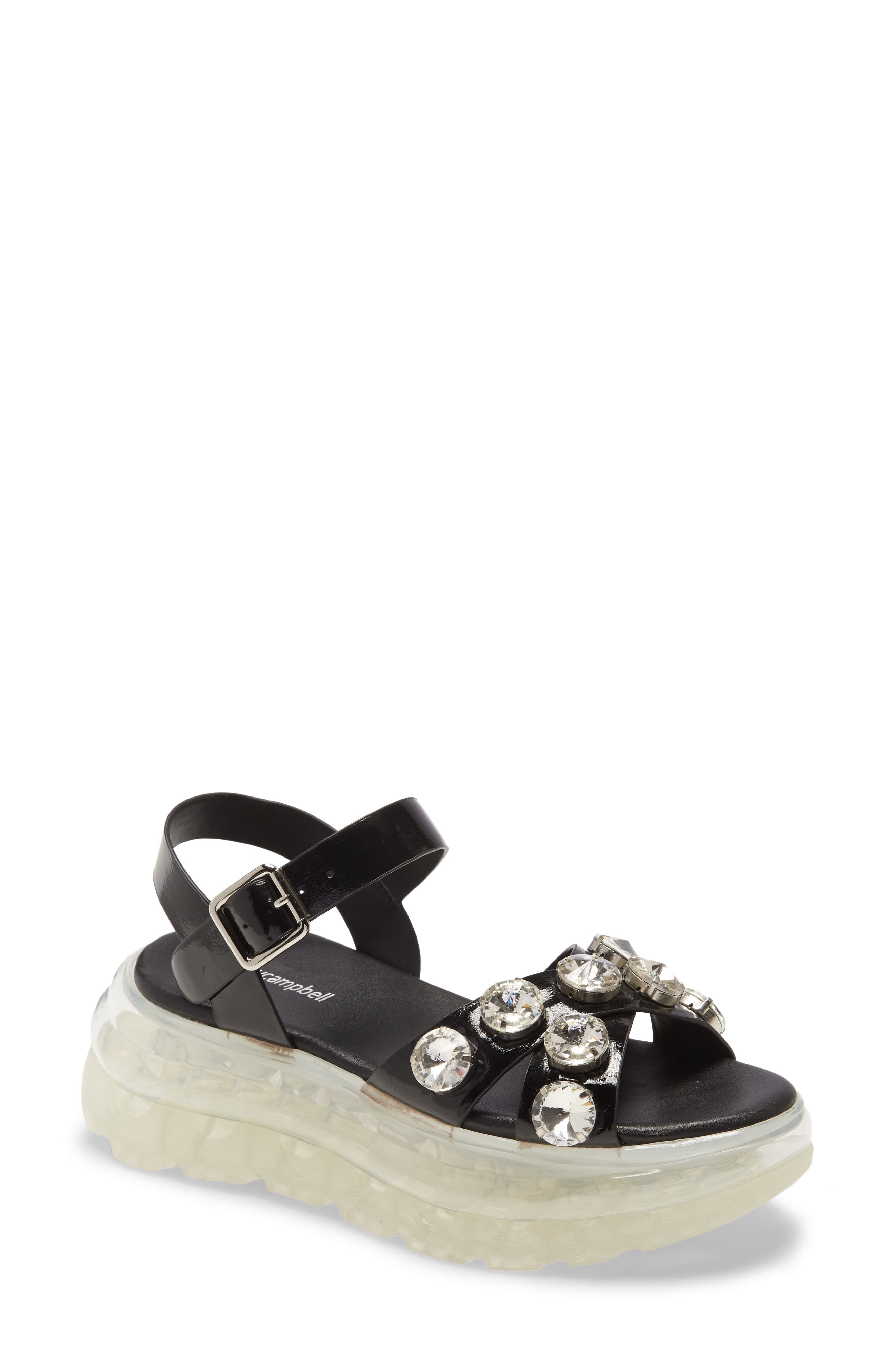 Jeffrey Campbell Quarter Strap Platform Sandal, Main, color, 