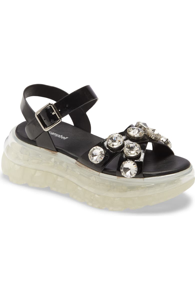 Jeffrey Campbell Quarter Strap Platform Sandal, Main, color,