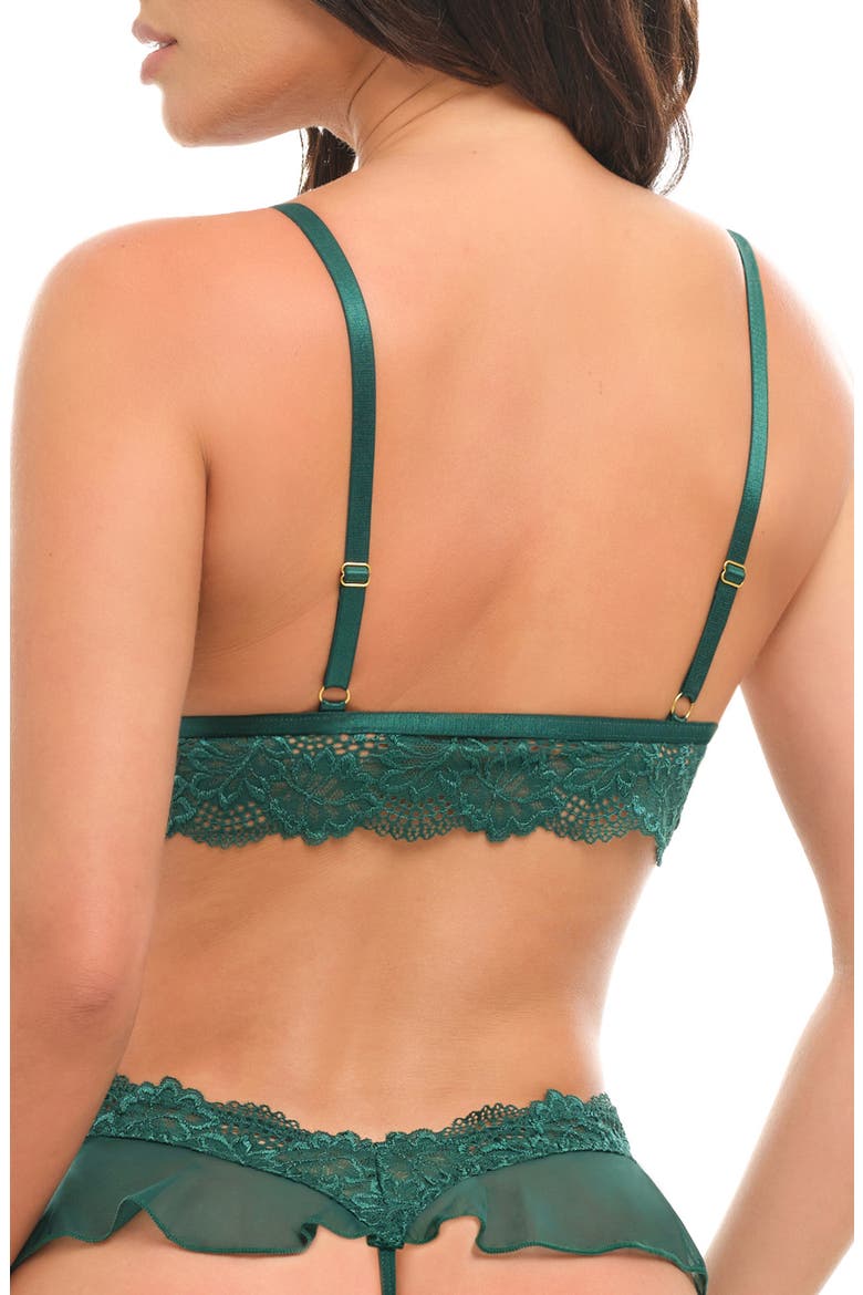 Alessia Lace Bralette, Alternate, color, RAIN FOREST