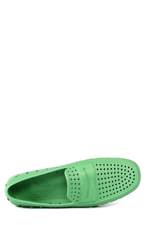 Floafers Country Club Molded Driver Loafer In Green