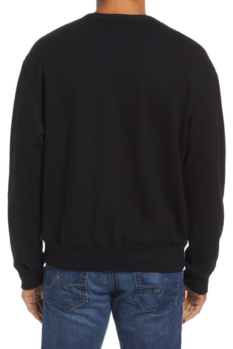 Arc Sweatshirt, Alternate, color, TRUE BLACK