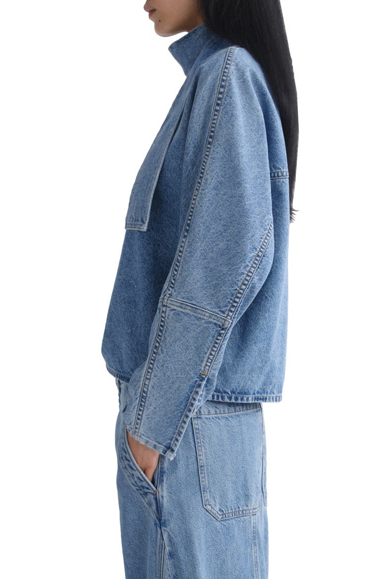 Kembra Denim Top, Alternate, color, MAGNIFY MD MARBLED IND