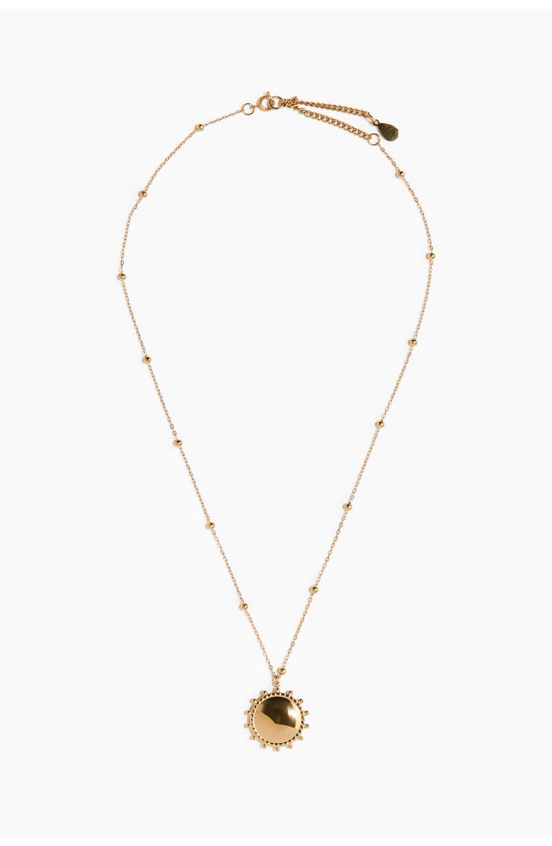 H&M Waterproof Pendant Necklace, Main, color, Gold-Coloured