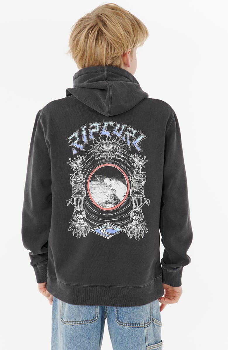Rip Curl Kids' Tropic Daze Hoodie, Alternate, color, Washed Black
