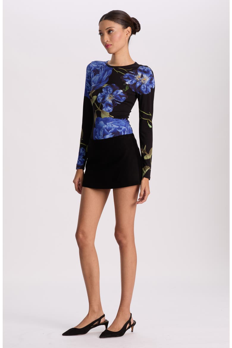 Delaina Floral T-Shirt, Alternate, color, LOS LOVE