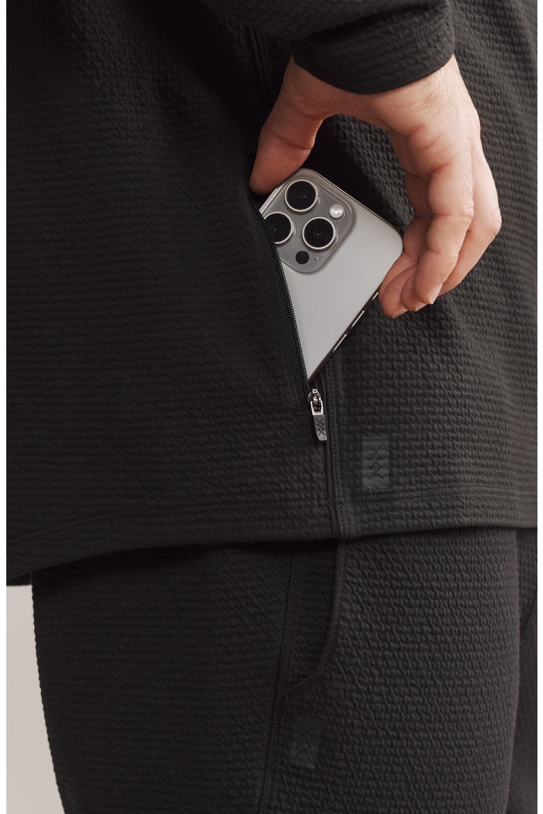 Tribeca Tech Half Zip Pullover, Alternate, color, BLACK
