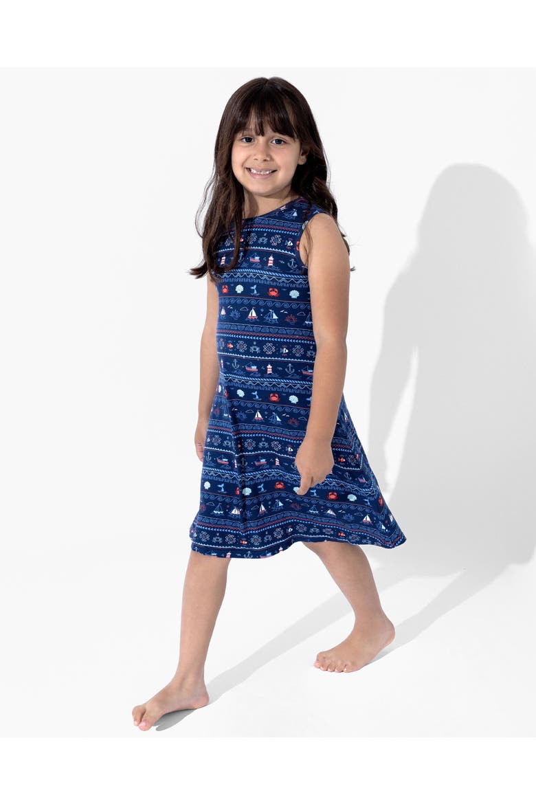 Kids' Sail Away Fair Isle Sleeveless Dress, Alternate, color, Sail Away Fair Isle