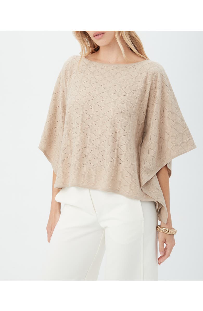 Trina Turk Chic Wrap 2 Sweater, Main, color, Chai