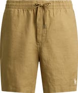 Polo Ralph Lauren Polo Prepster 6-Inch Drawstring Linen Shorts
