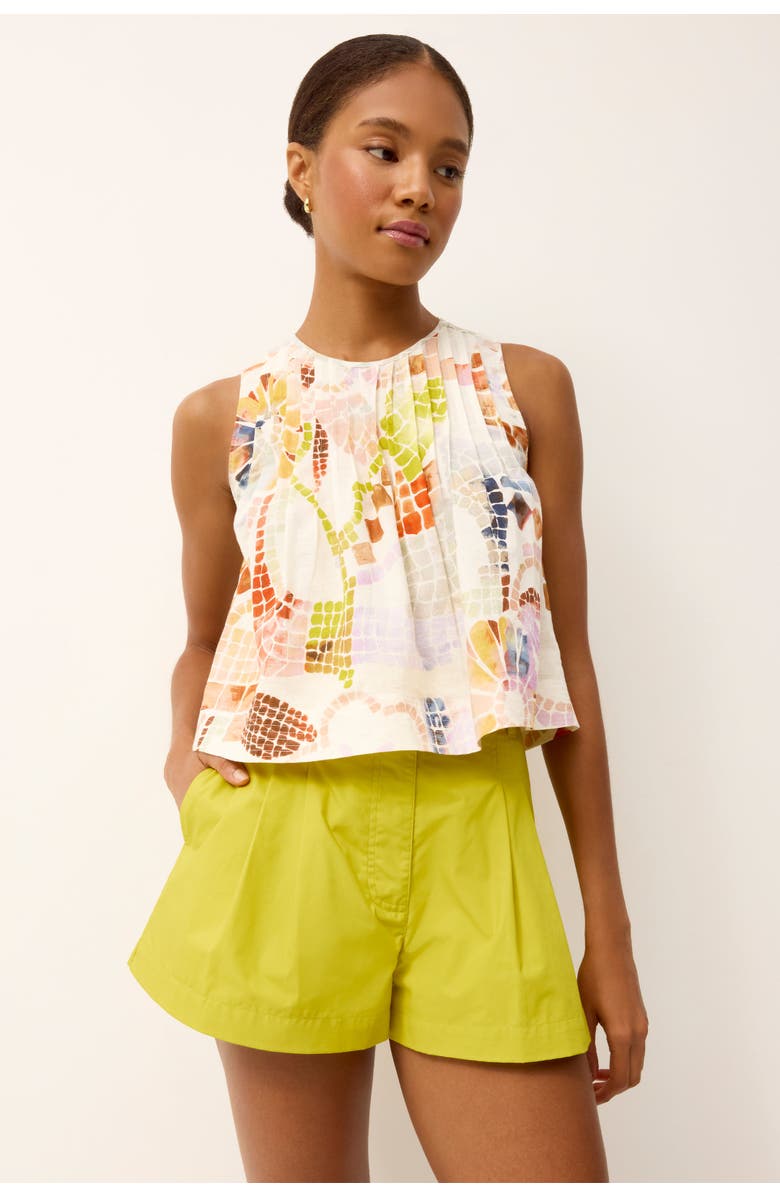 Marie Oliver Letta Top, Alternate, color, Travertine