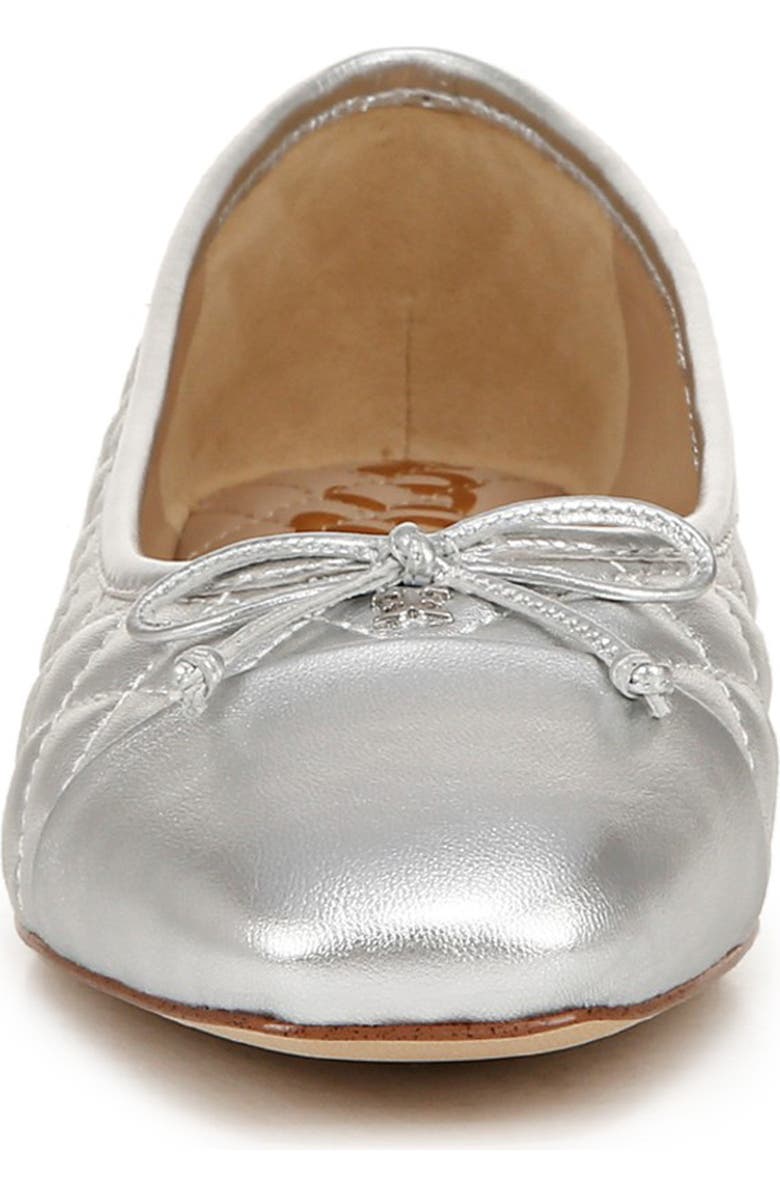 Sam Edelman Marilyn Cap Toe Ballet Flat, Alternate, color, Soft Silver