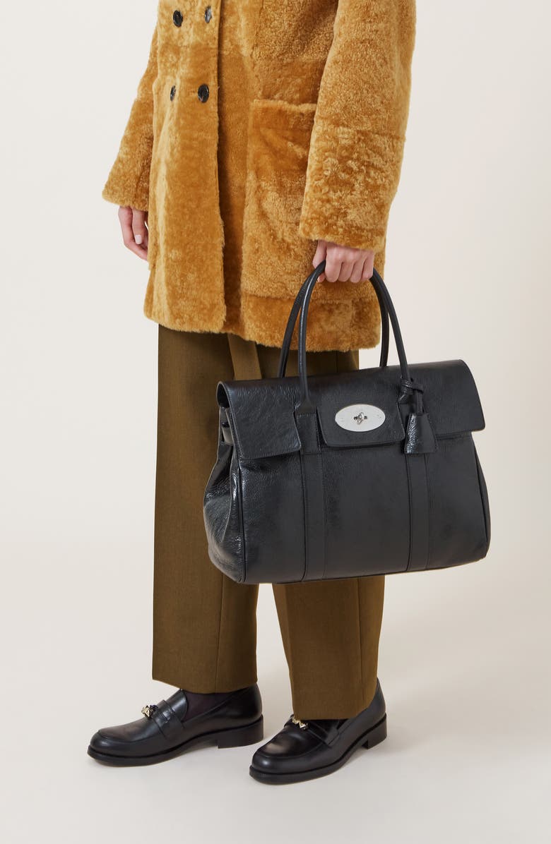 Mulberry Bayswater Heavy Grain Leather Satchel, Alternate, color,