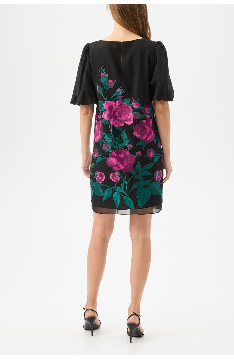 Trina Turk Luv Puff Sleeve Embroidered Dress, Alternate, color, Multi