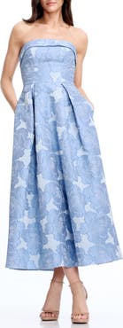 Dress the Population Mika Strapless A-Line Dress