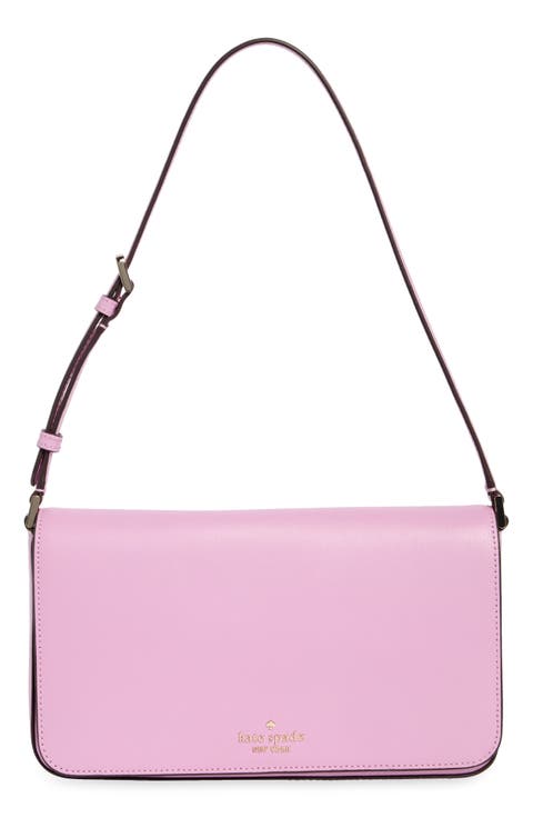 staci saffiano leather shoulder bag