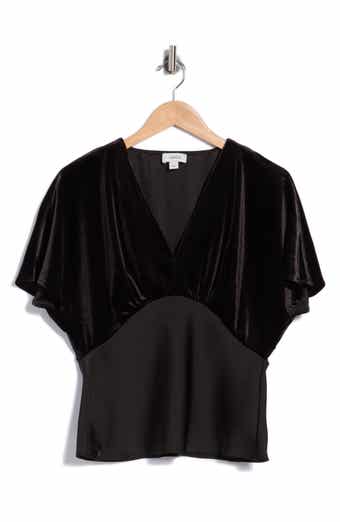 Velvet & Satin Top