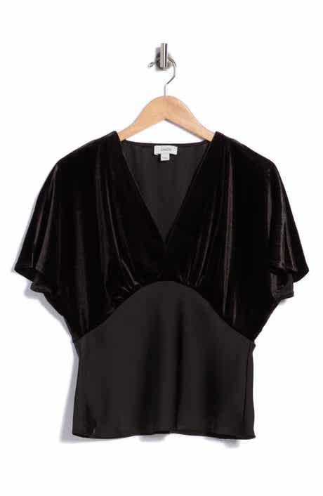 Velvet & Satin Top