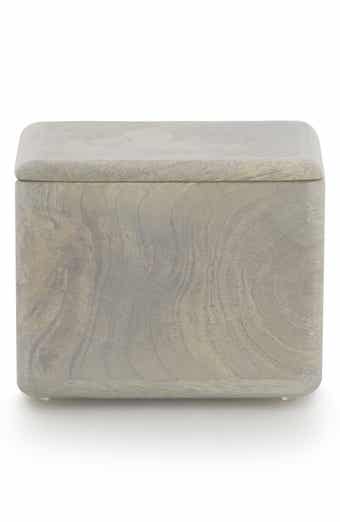 Fiji Mango Wood Cotton Jar