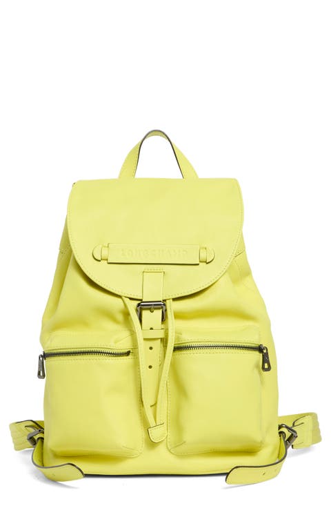 3D Medium Leather Backpack