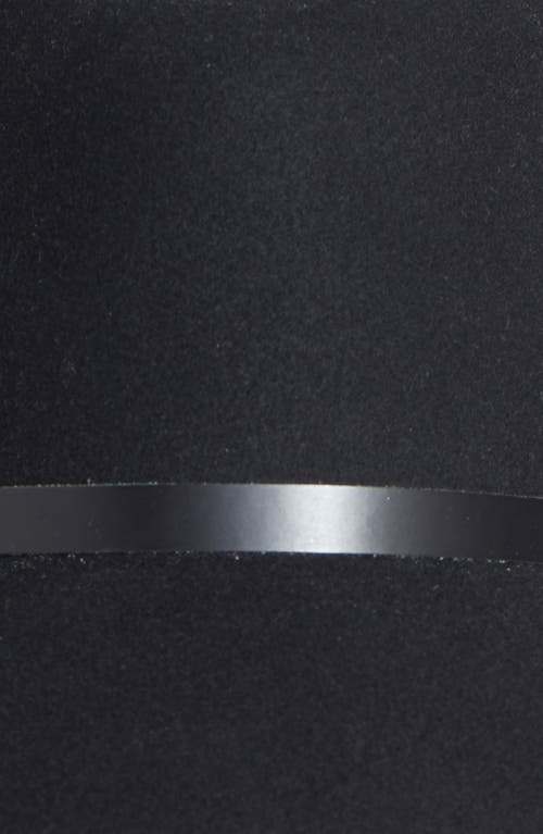 Rag & Bone Floppy Brim Felted Wool Fedora In Black