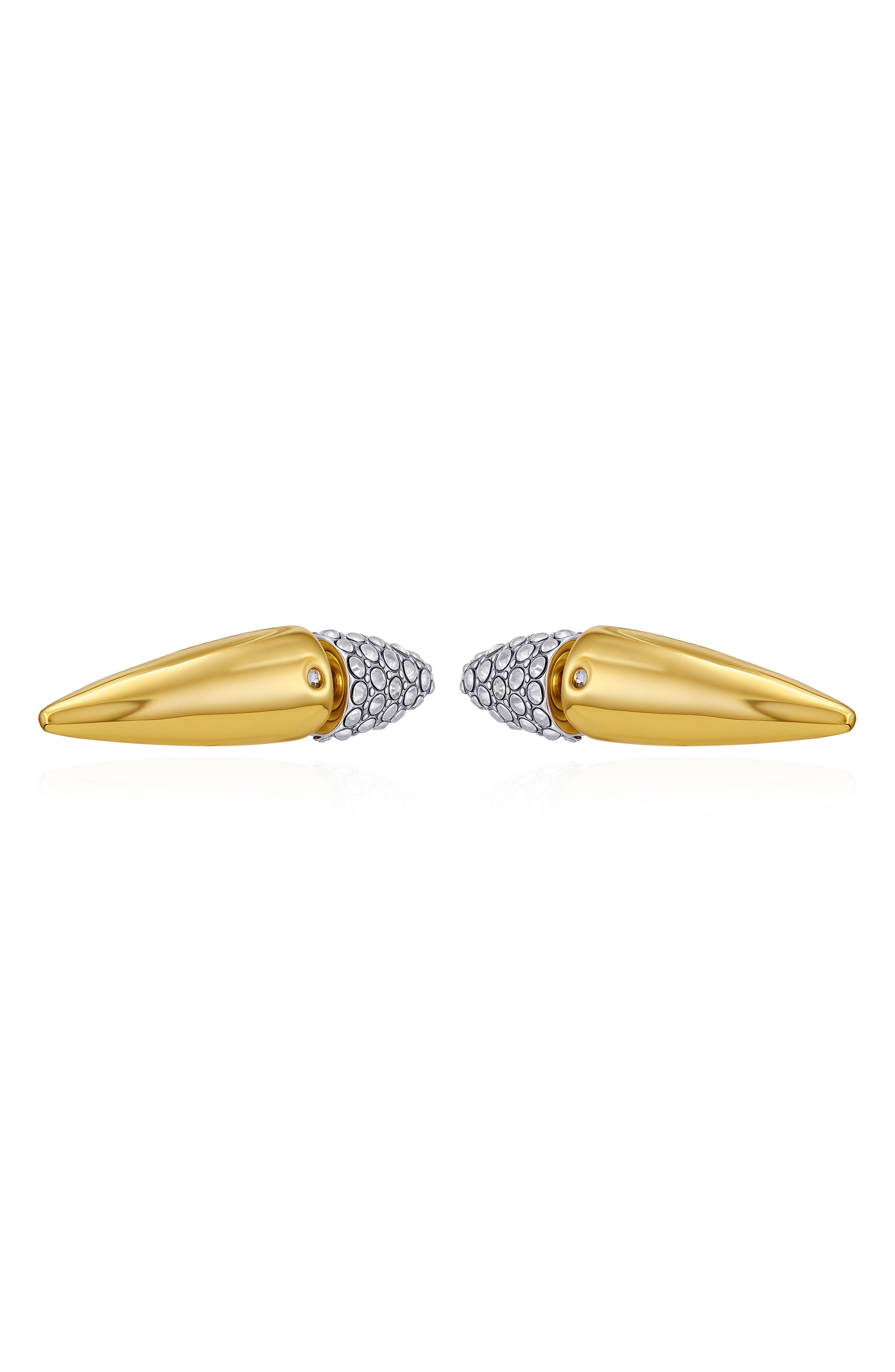 Vince Camuto Pavé Crystal Spike Front/Back Earrings