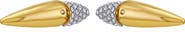 Vince Camuto Pavé Crystal Spike Front/Back Earrings