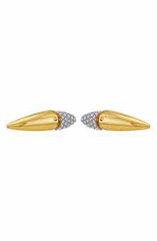 Vince Camuto Pavé Crystal Spike Front/Back Earrings