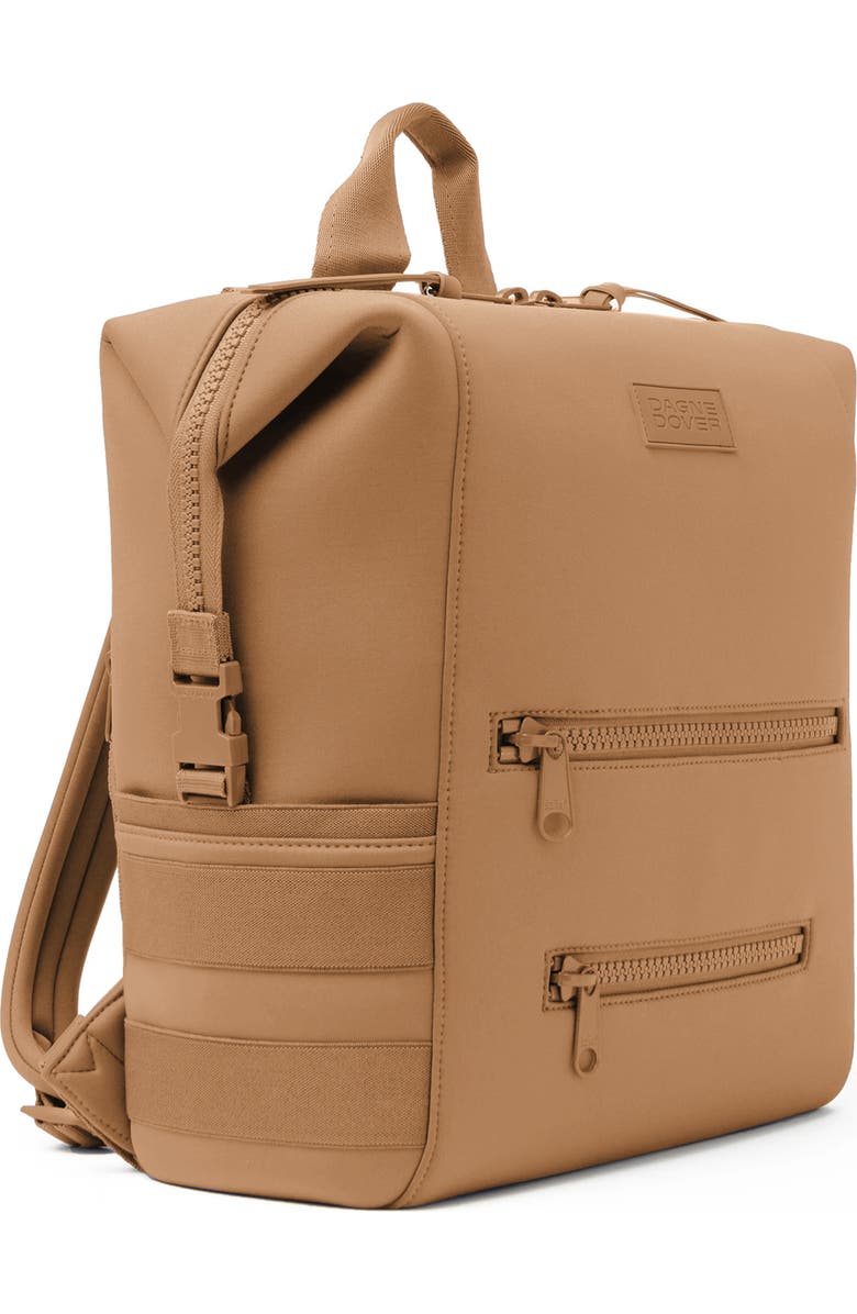 Dagne Dover Indi Large Water Resistant Scuba Knit Diaper Backpack, Alternate, color, Camel