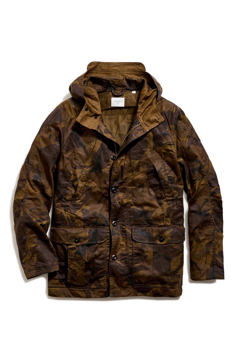 Waxed Lodge Jacket, Alternate, color, BROWN