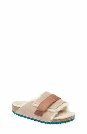 Birkenstock Kids' Kyoto Genuine Shearling Lined Slide Sandal