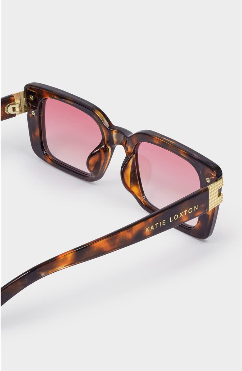 Katie Loxton Malibu Sunglasses, Alternate, color, Dark Tortoiseshell