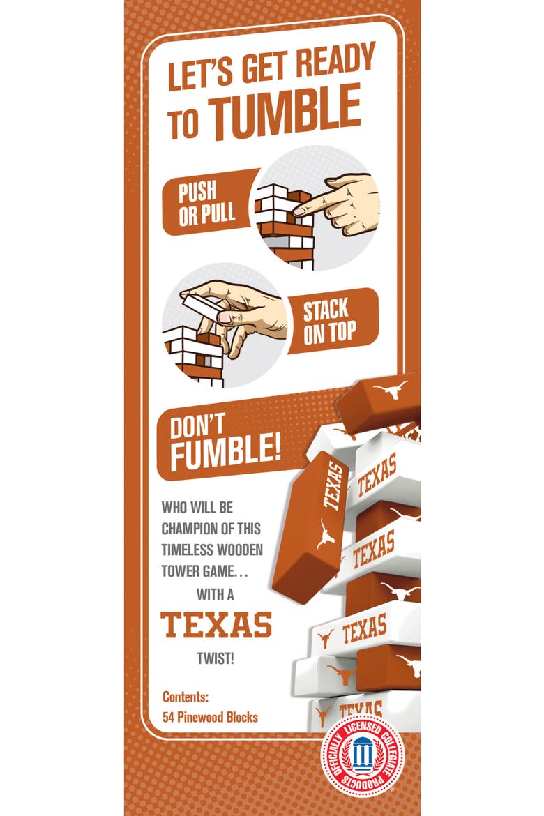 Texas Longhorns Tumble Tower, Alternate, color, Multicolor