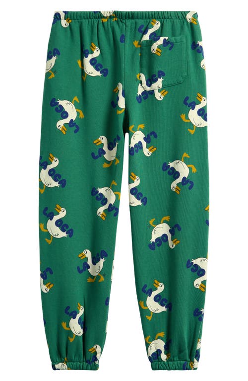 Bobo Choses Kids' La Oca Cotton Sweatpants In Green