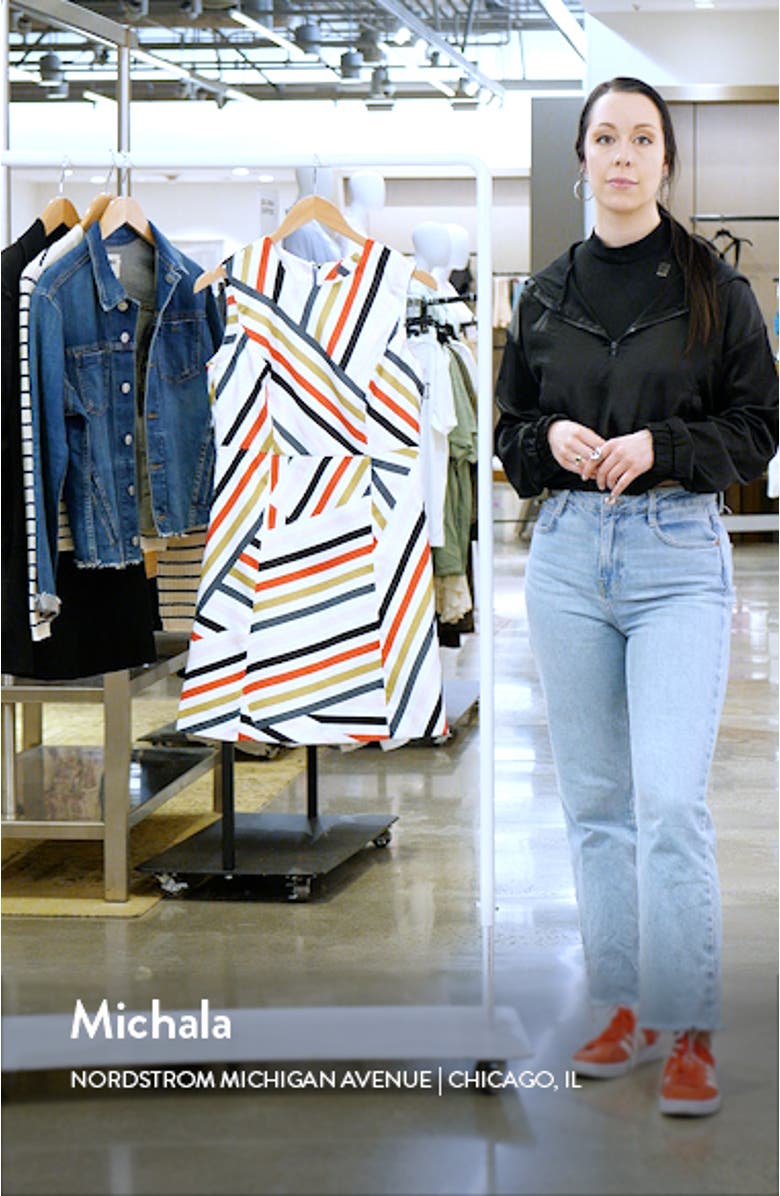 Alexa Drive Stripe A-Line Dress, sales video thumbnail