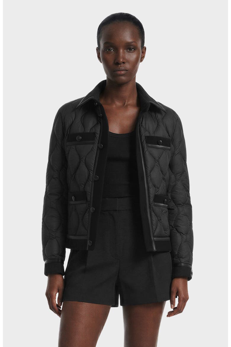 Jolie Quilted Light Jacket, Main, color, Black