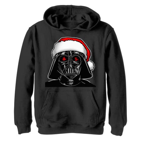 Boy's Star Wars A New Hope Santa Darth Vader  Graphic T-Shirt
