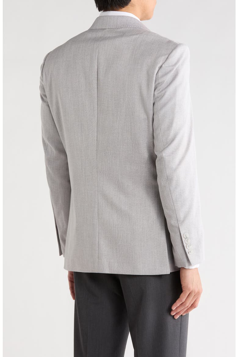 Slim Fit Textured Blazer, Alternate, color, GREY