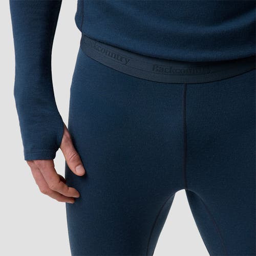 Backcountry Cedars Rws Merino Mid-wt Baselayer Bottom In Blue