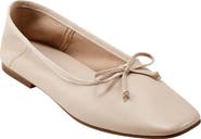 PURE Donna Karan Delaney Square Toe Ballet Flat