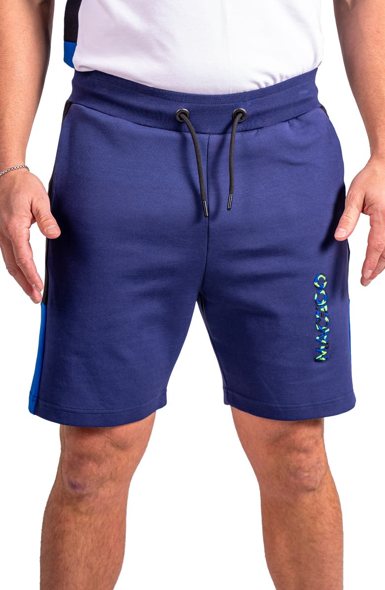 Maceoo Resistanceemb Blue Shorts, Main, color,