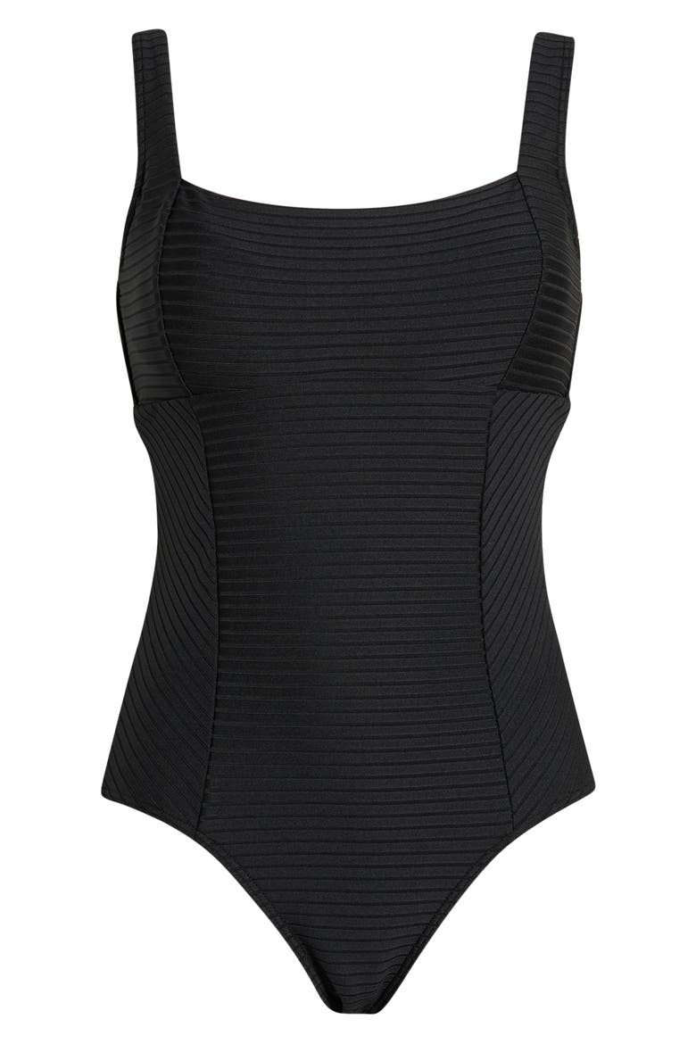 Premium D- & D-Cup One-Piece Swimsuit, Alternate, color, BLACK