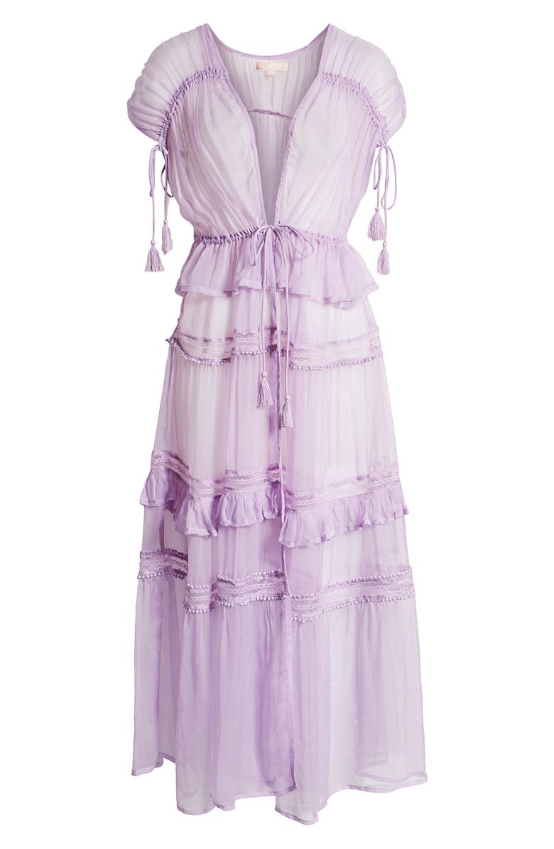 New Friends Colony NFC Tiered Lace Sheer Duster, Alternate, color, 