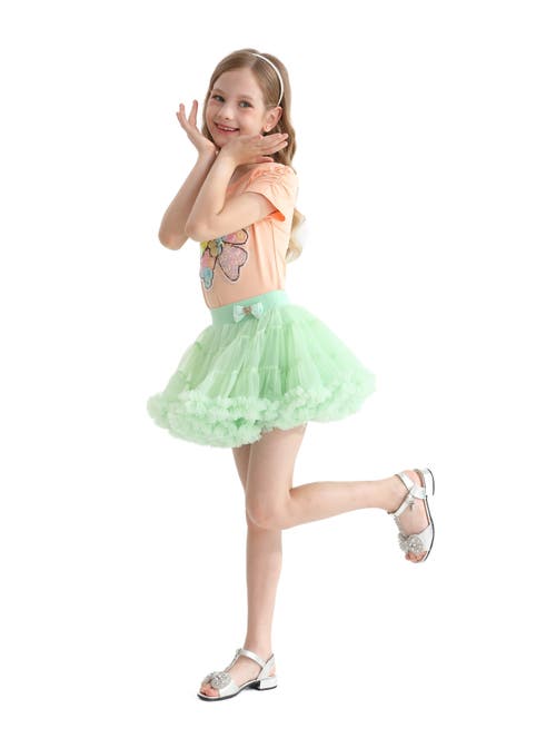 Mimi Tutu Butterfly-appliqué T-shirt In Peach