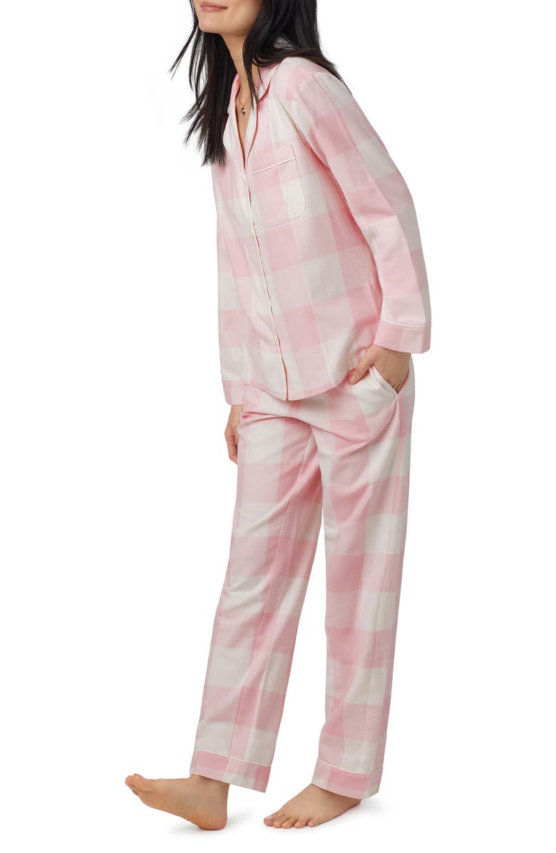 BedHead Pajamas Print Organic Cotton Flannel Pajamas, Alternate, color, 