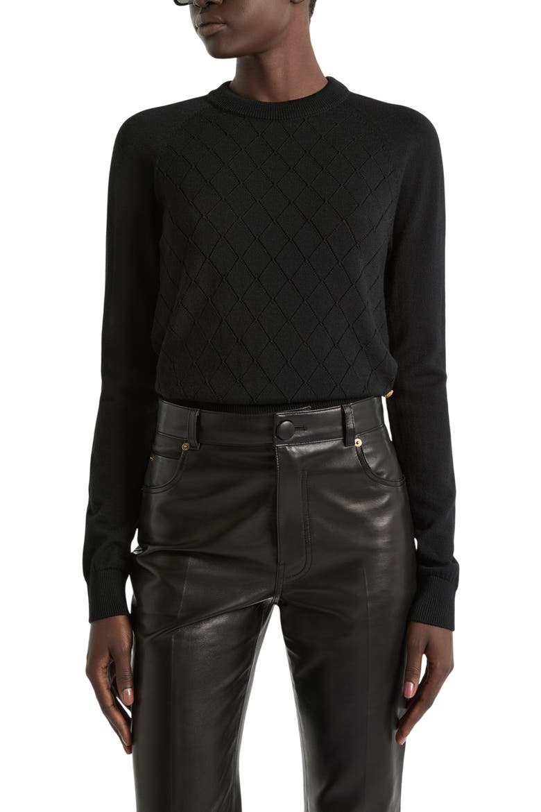 Knit jumper, Alternate, color, black