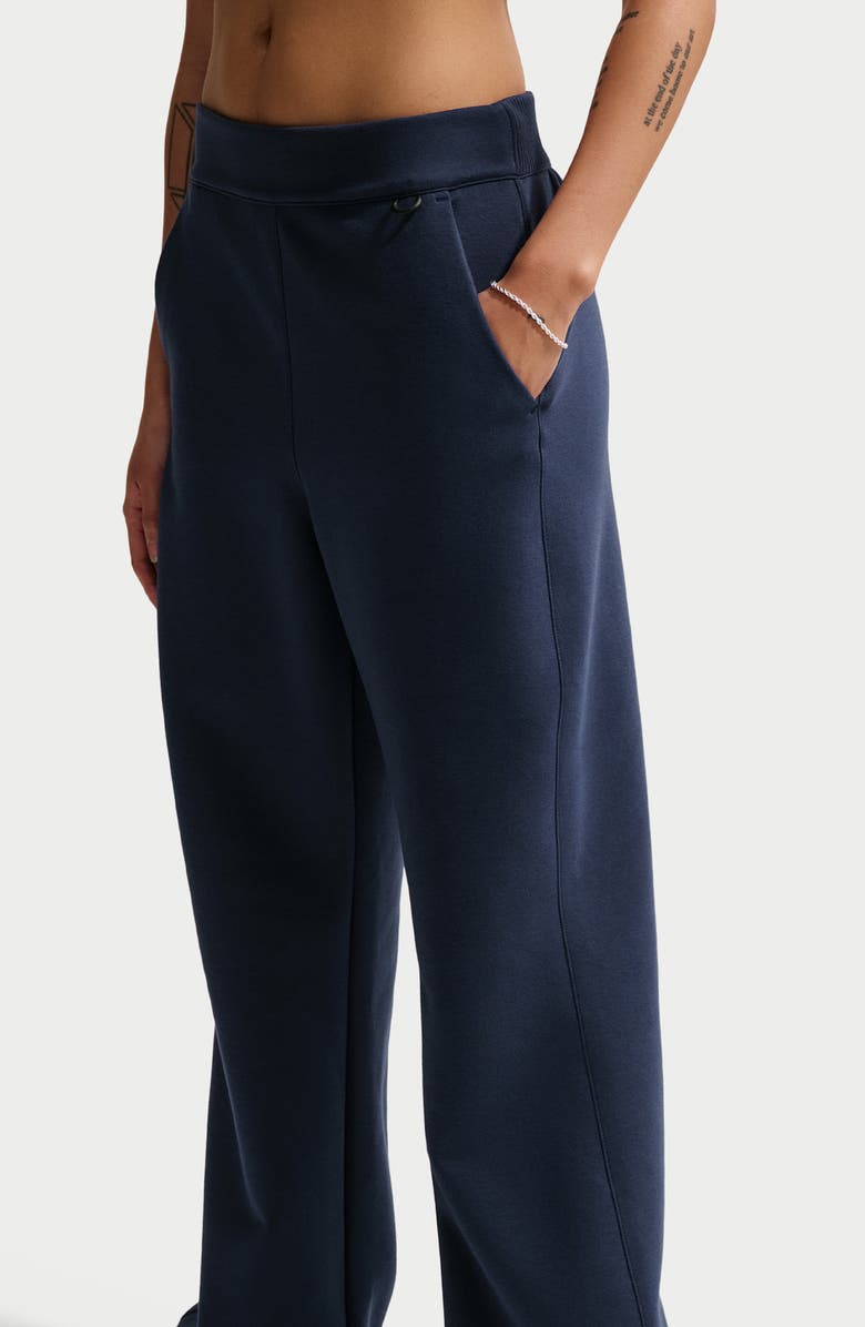 Nike 24.7 ImpossiblySoft Dri-FIT High-Waisted Loose Flared Pants, Alternate, color, 410 Navy/Dark Obsidian