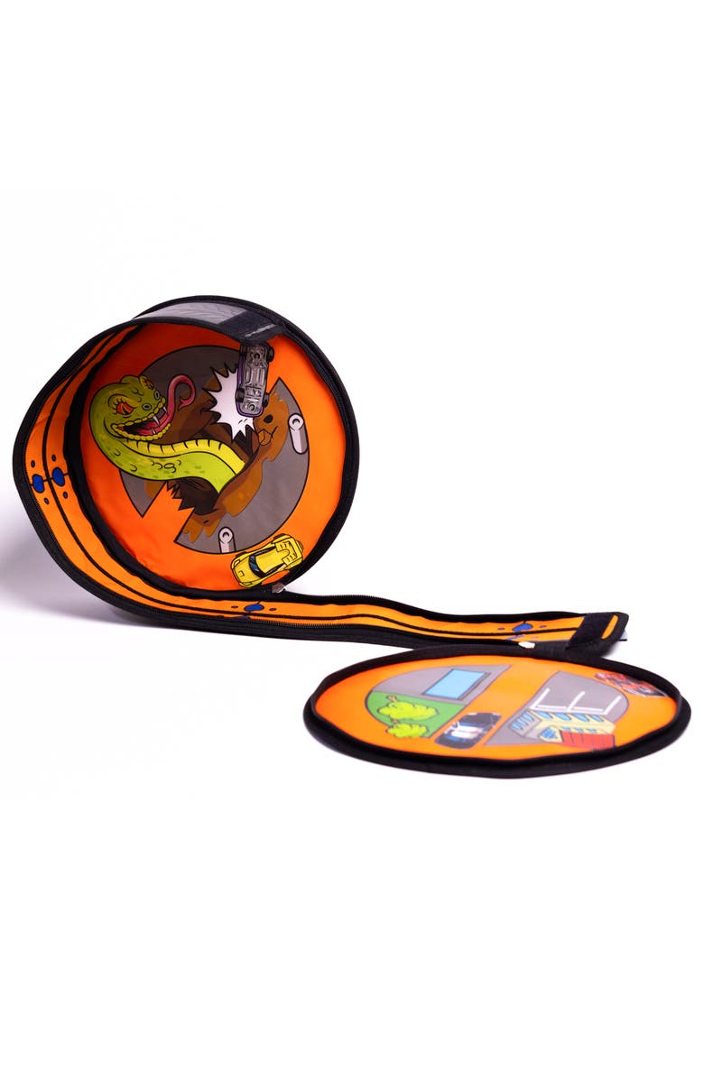Tara Toy ZipBin Hot Wheels Wheelie Track Pack Storage Case & Racetrack Mat, Alternate, color,